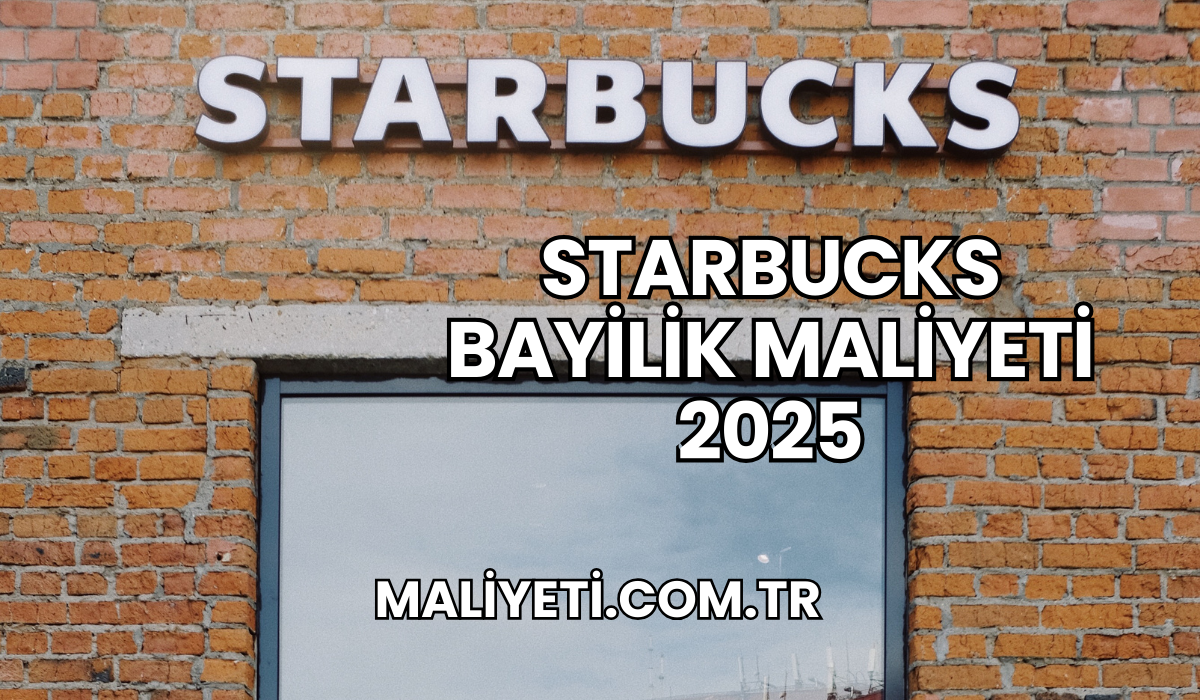 Starbucks maliyeti
